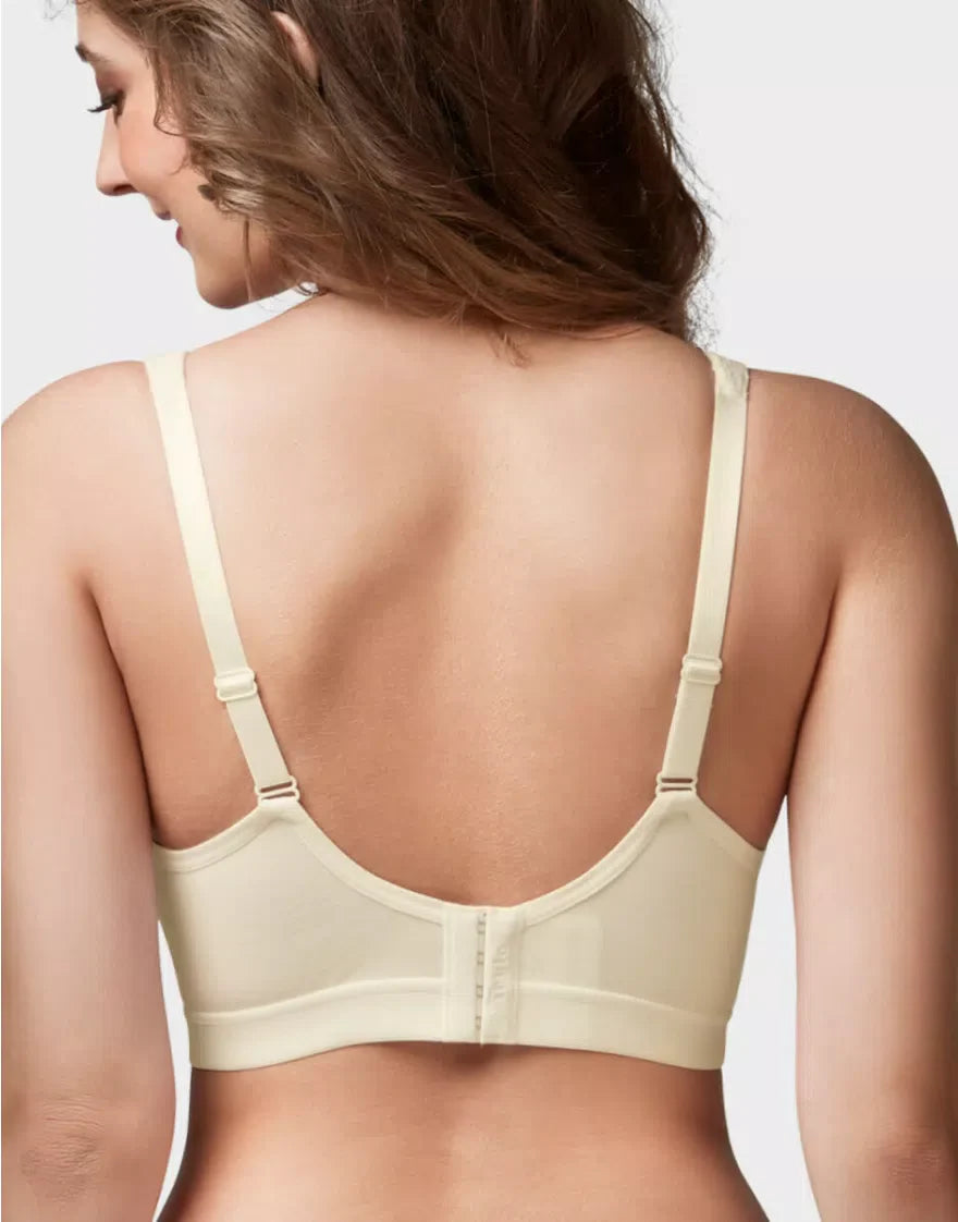 Trylo Women Predominantly Cotton Non Wired Non Padded Full Coverage Bra |Omnimiser