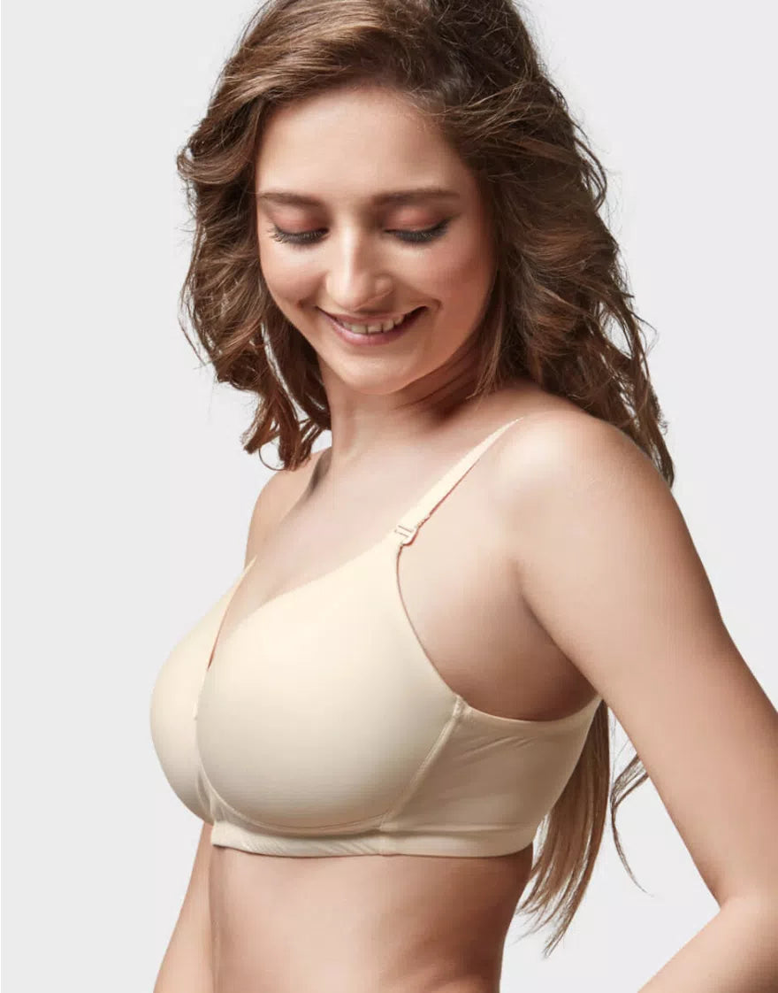 Trylo Women Non Wired Padded Full Coverage Bra-2 | Touche