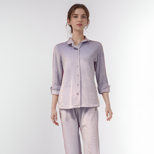 Vieviana Front Open Full Sleeves Nightwear|Ev5007