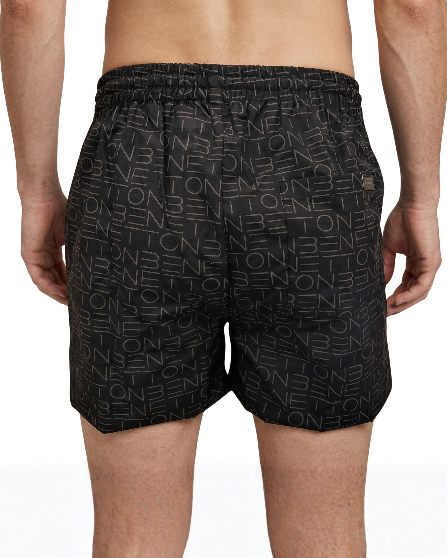 Benetton Men’s Cotton Boxer 01C4uclbox16i | 100% Cotton Comfortable Athleisure Boxers Black