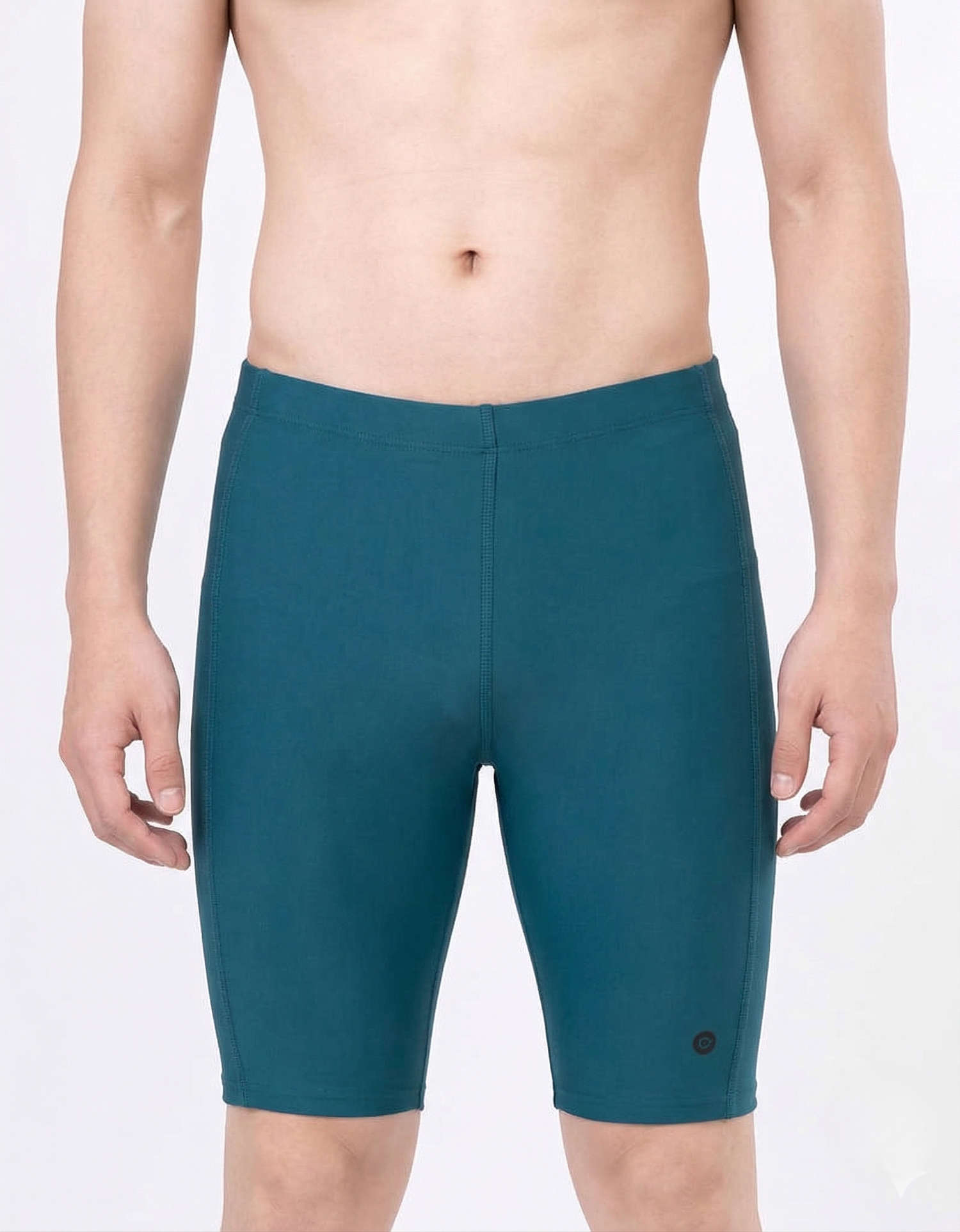 Lactra Men’s Plain Jammer Swimwear 1015 | Quick Dry Stretch Fit | Drawstring Aqua Jammer Pl031