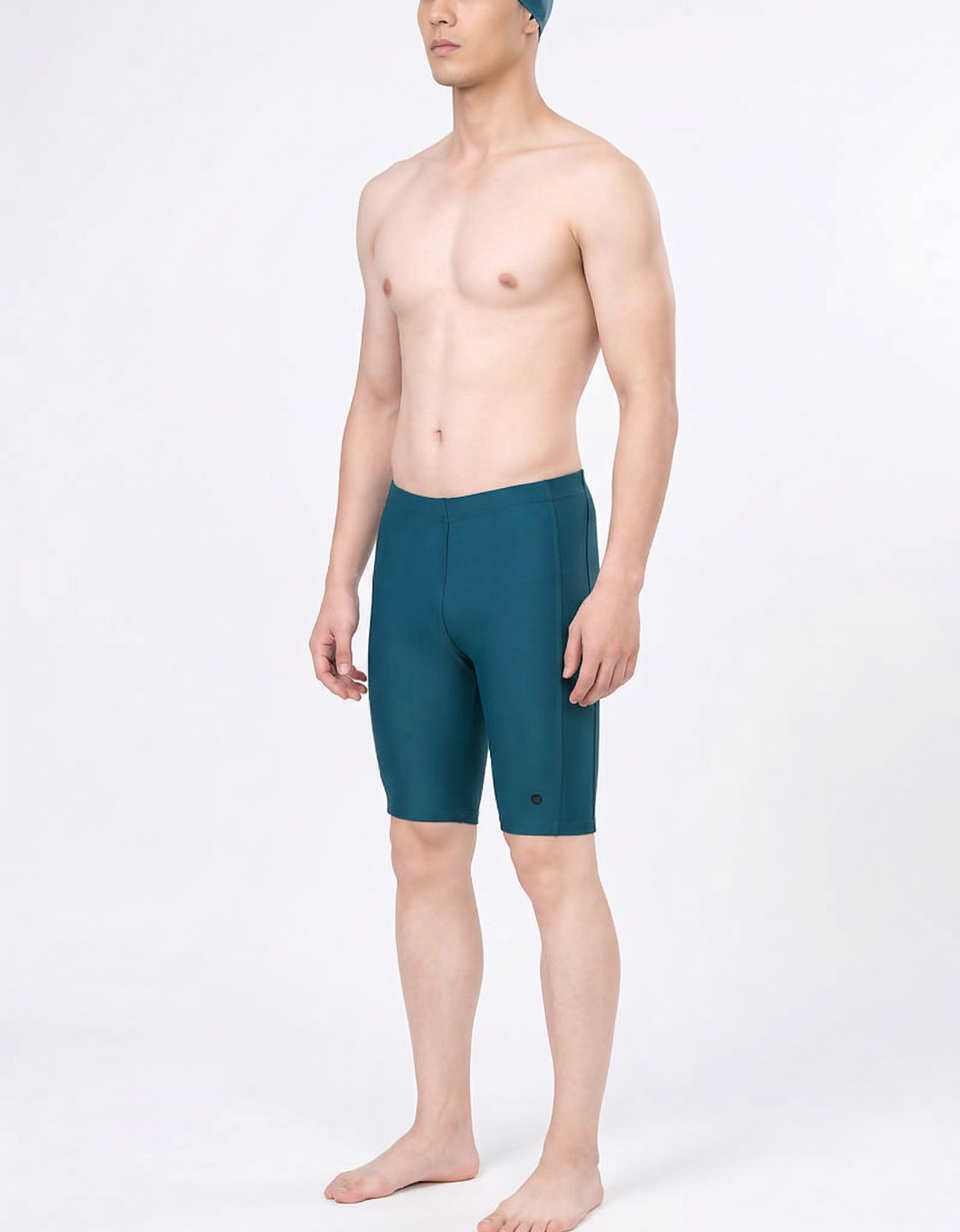 Lactra Men’s Plain Jammer Swimwear 1015 | Quick Dry Stretch Fit | Drawstring Aqua Jammer Pl031