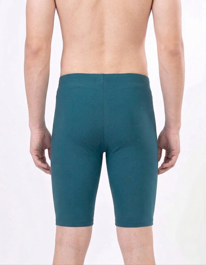 Lactra Men’s Plain Jammer Swimwear 1015 | Quick Dry Stretch Fit | Drawstring Aqua Jammer Pl031