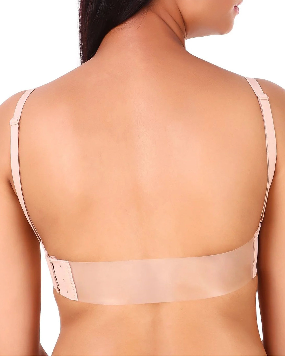Triumph 122/483 Invisible Wired Half Padded Detachable Backless Party Bra for Strapless, Low-Back & Occasion Wear Neutral Beige