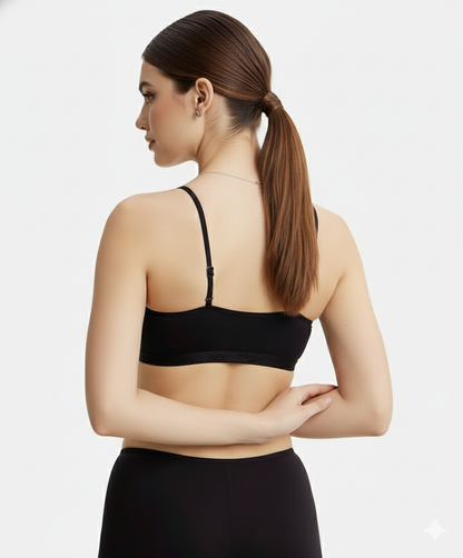 Jockey Women’s Crop Top Bra | Beginners & Teen Starter Bra | Soft Cotton Comfort | 1351