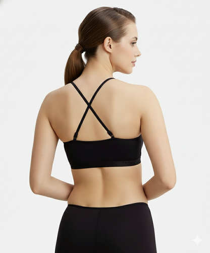 Jockey Women’s Crop Top Bra | Beginners & Teen Starter Bra | Soft Cotton Comfort | 1351