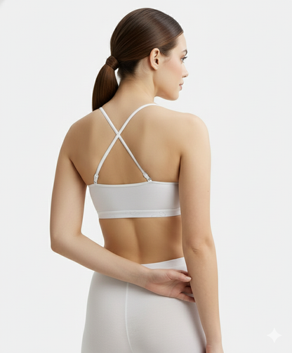 Jockey Women’s Crop Top Bra | Beginners & Teen Starter Bra | Soft Cotton Comfort | 1351