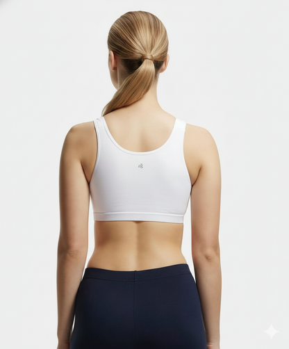 Jockey Women’s Sports Bra | High-Comfort Workout Bra | Breathable Support Bra | 1376