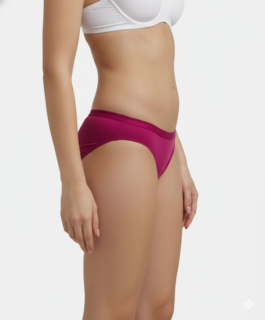 Jockey Women’s Bikini Panty Pack | Soft Cotton Stretch Underwear | Everyday Lightweight Comfort | 1525