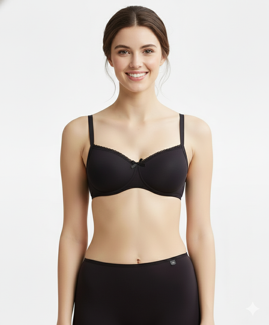 Jockey Women’s Padded Non-Wired Bra | Everyday T-Shirt Bra | Soft Comfort Fit | 1723