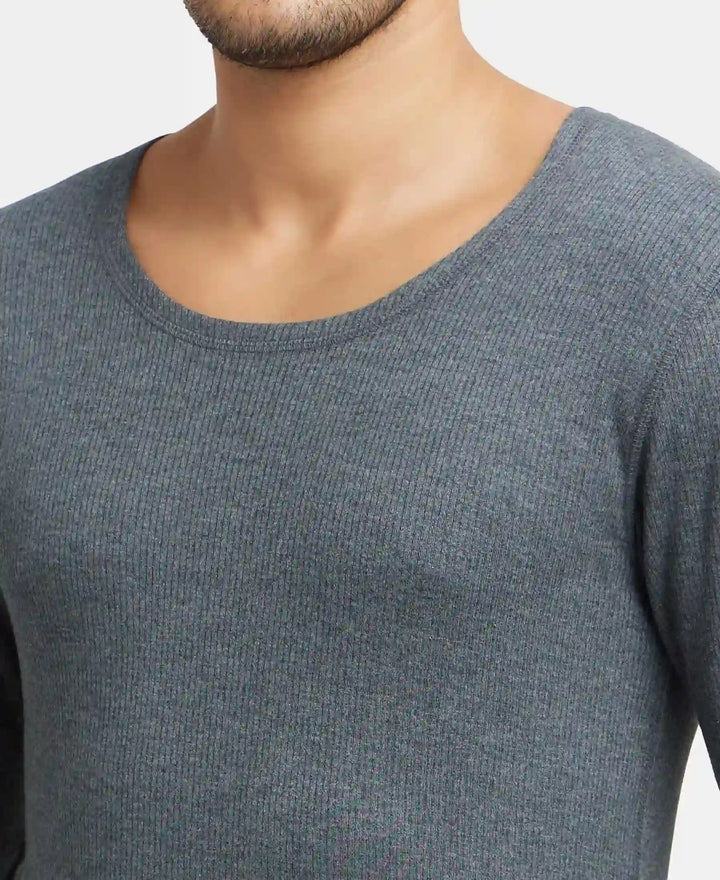 Jockey Men’s Thermal Round Neck Full Sleeves | Warm Cotton Rich Winter Innerwear | 2401