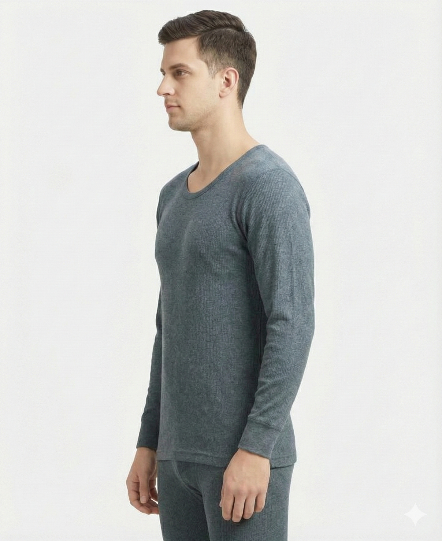 Jockey Men’s Thermal Round Neck Full Sleeves | Warm Cotton Rich Winter Innerwear | 2401
