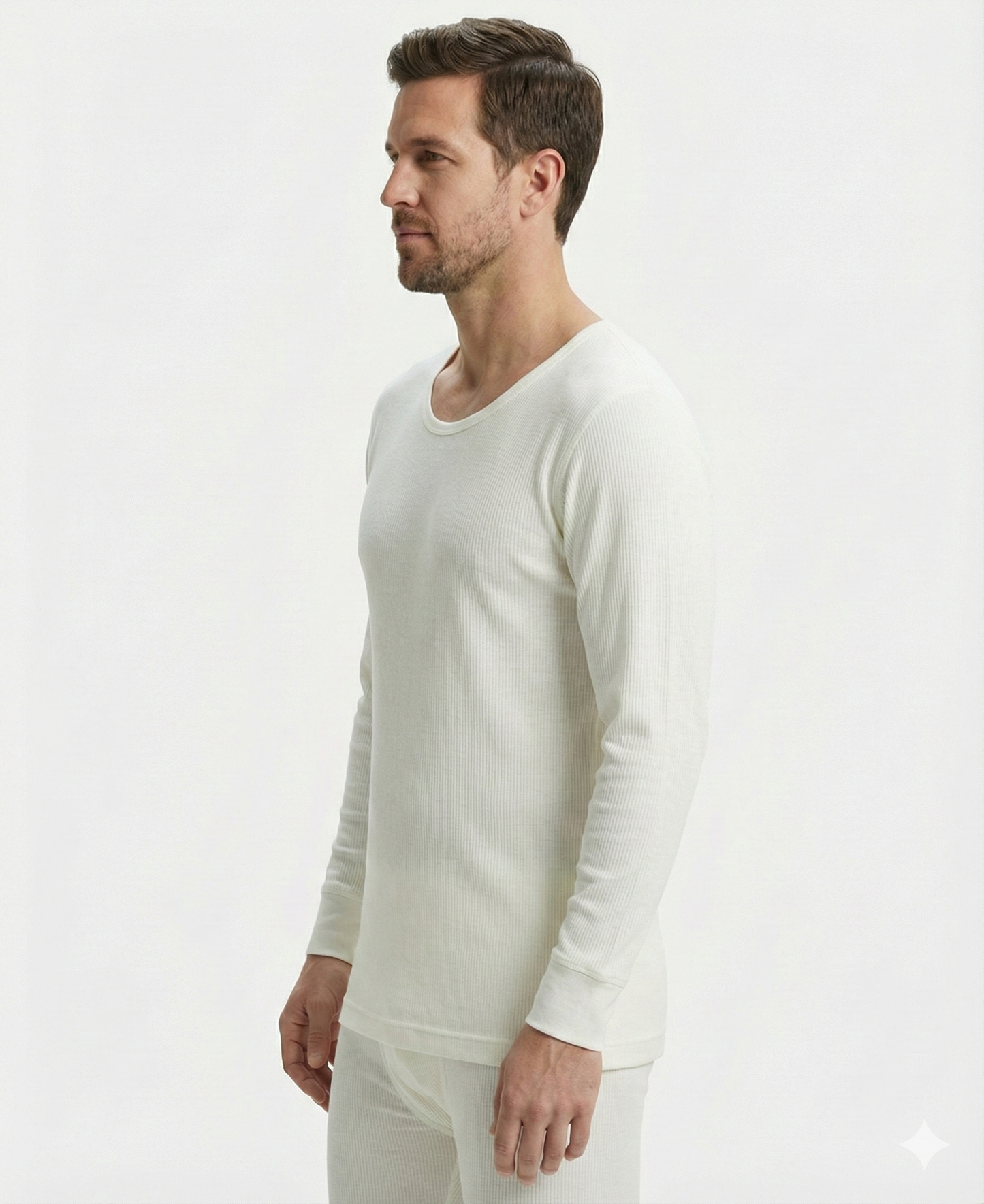 Jockey Men’s Thermal Round Neck Full Sleeves | Warm Cotton Rich Winter Innerwear | 2401