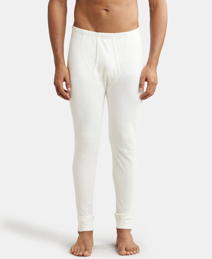 Jockey Men’s Thermal Lower | Warm Cotton Rich Winter Innerwear Bottom | 2420 Off White