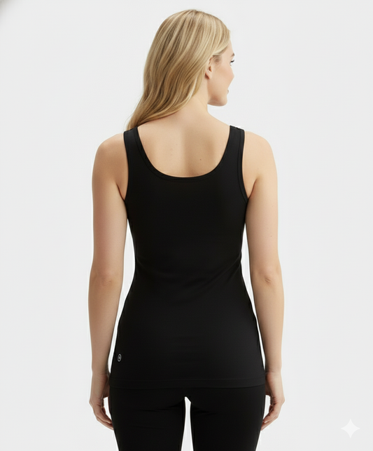 Jockey Women’s Thermal Cami | Soft Cotton Rich Winter Innerwear | 2510 Black