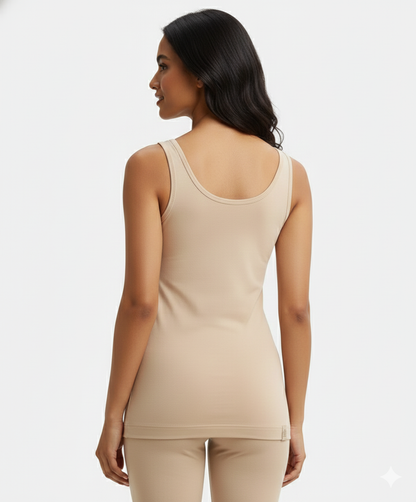 Jockey Women’s Thermal Cami | Soft Cotton Rich Winter Innerwear | 2510