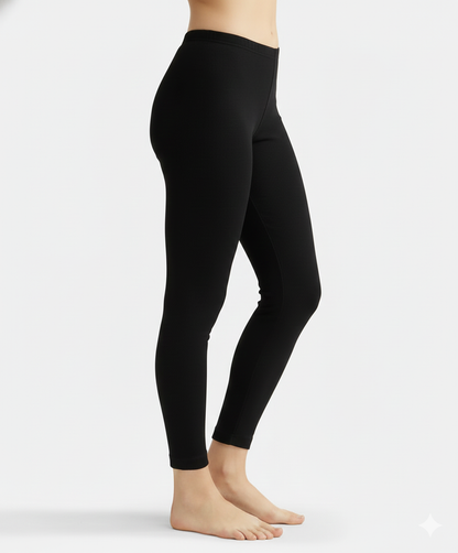 Jockey Women’s Thermal Lower | Warm Winter Leggings | Soft Cotton Rich Fabric | 2520