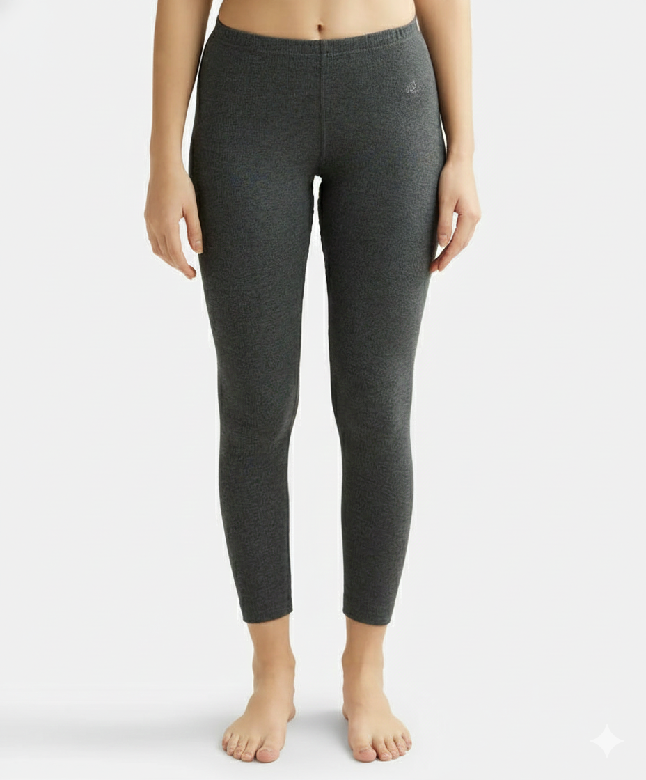 Jockey Women’s Thermal Lower | Warm Winter Leggings | Soft Cotton Rich Fabric | 2520