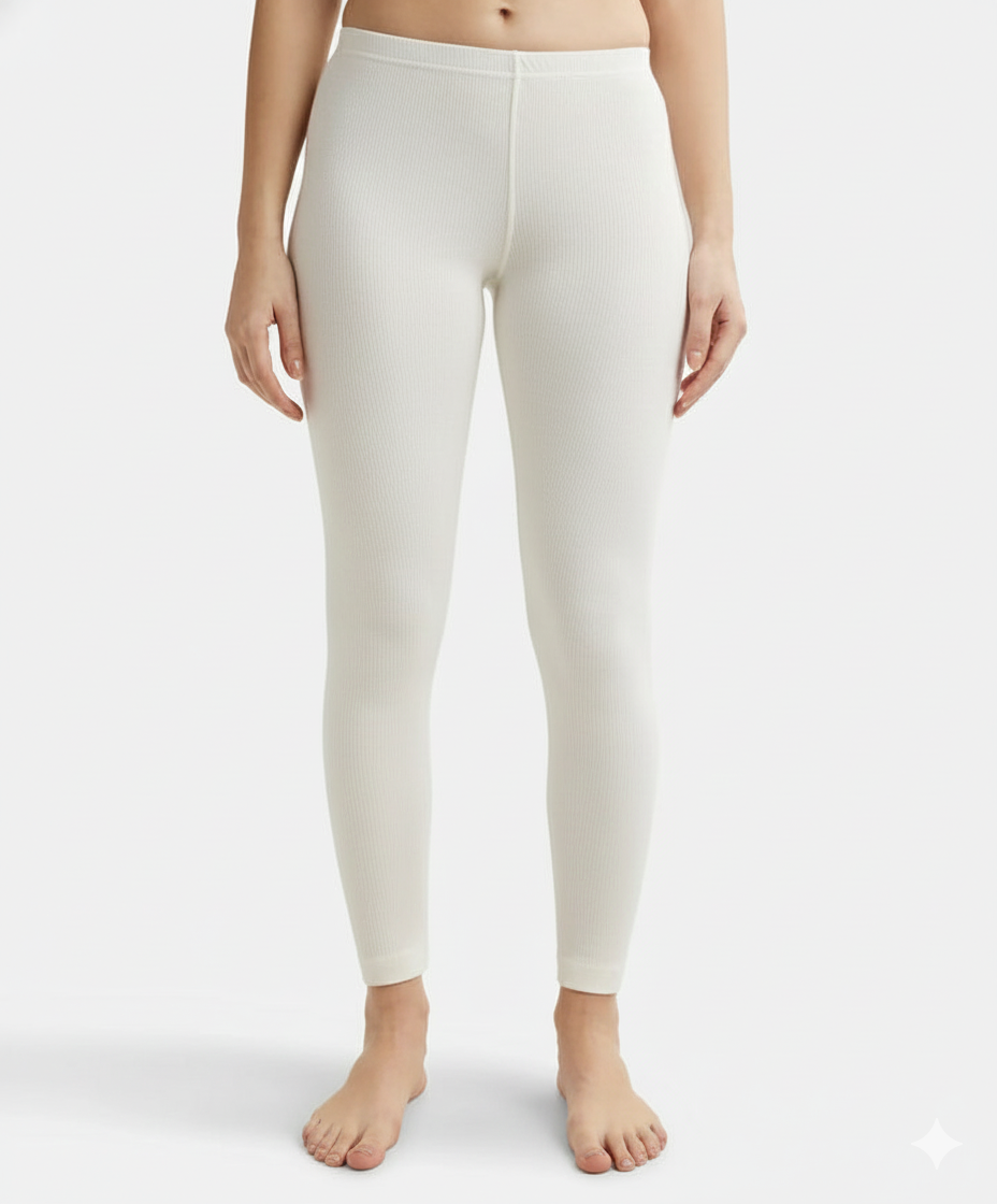Jockey Women’s Thermal Lower | Warm Winter Leggings | Soft Cotton Rich Fabric | 2520