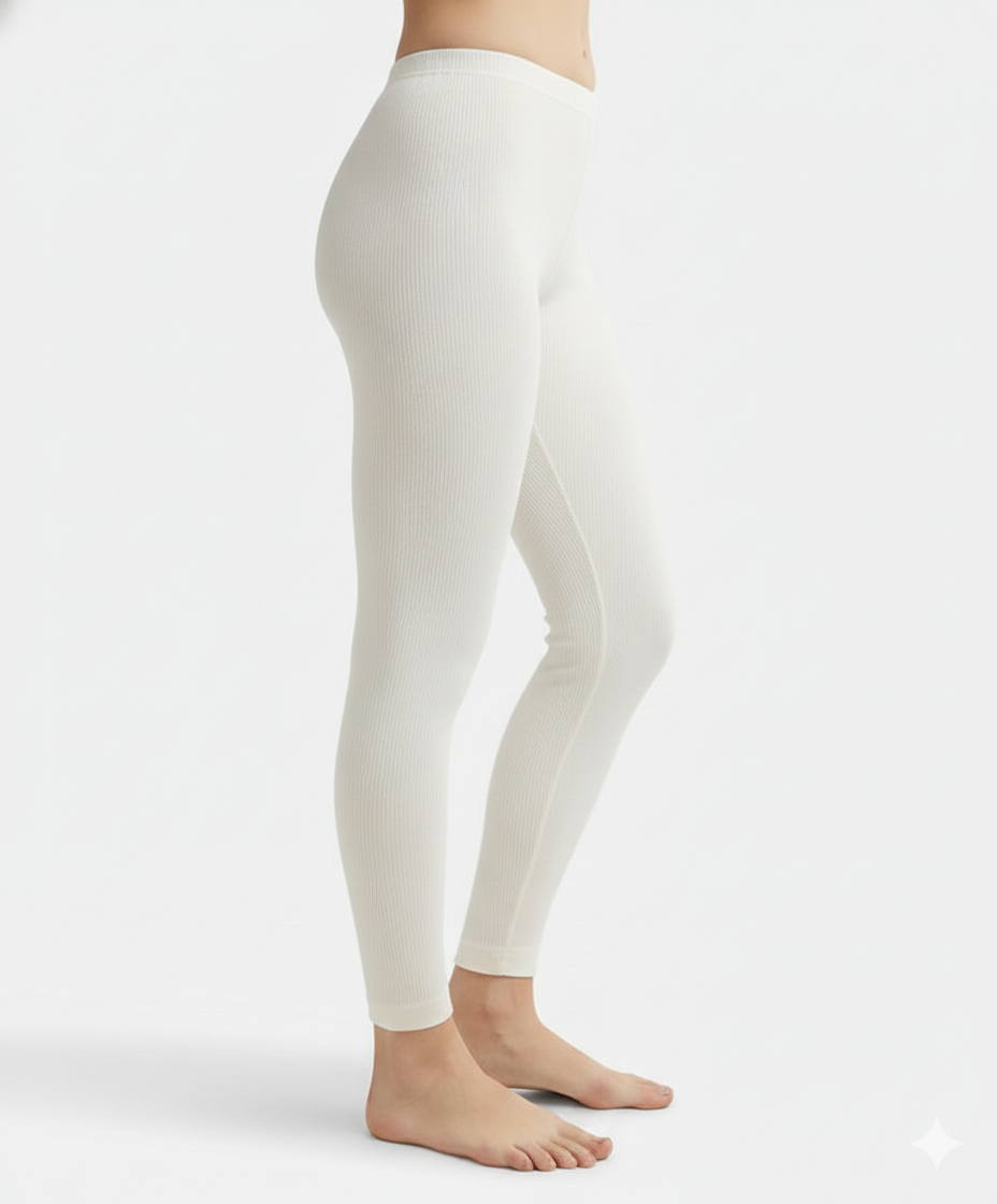 Jockey Women’s Thermal Lower | Warm Winter Leggings | Soft Cotton Rich Fabric | 2520