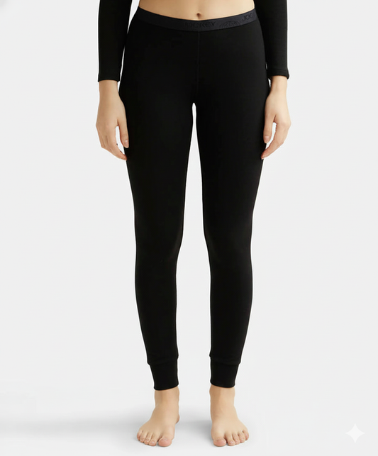 Jockey Women’s Thermal Lower | Ultra-Warm Winter Leggings | Soft Cotton Blend | 2523