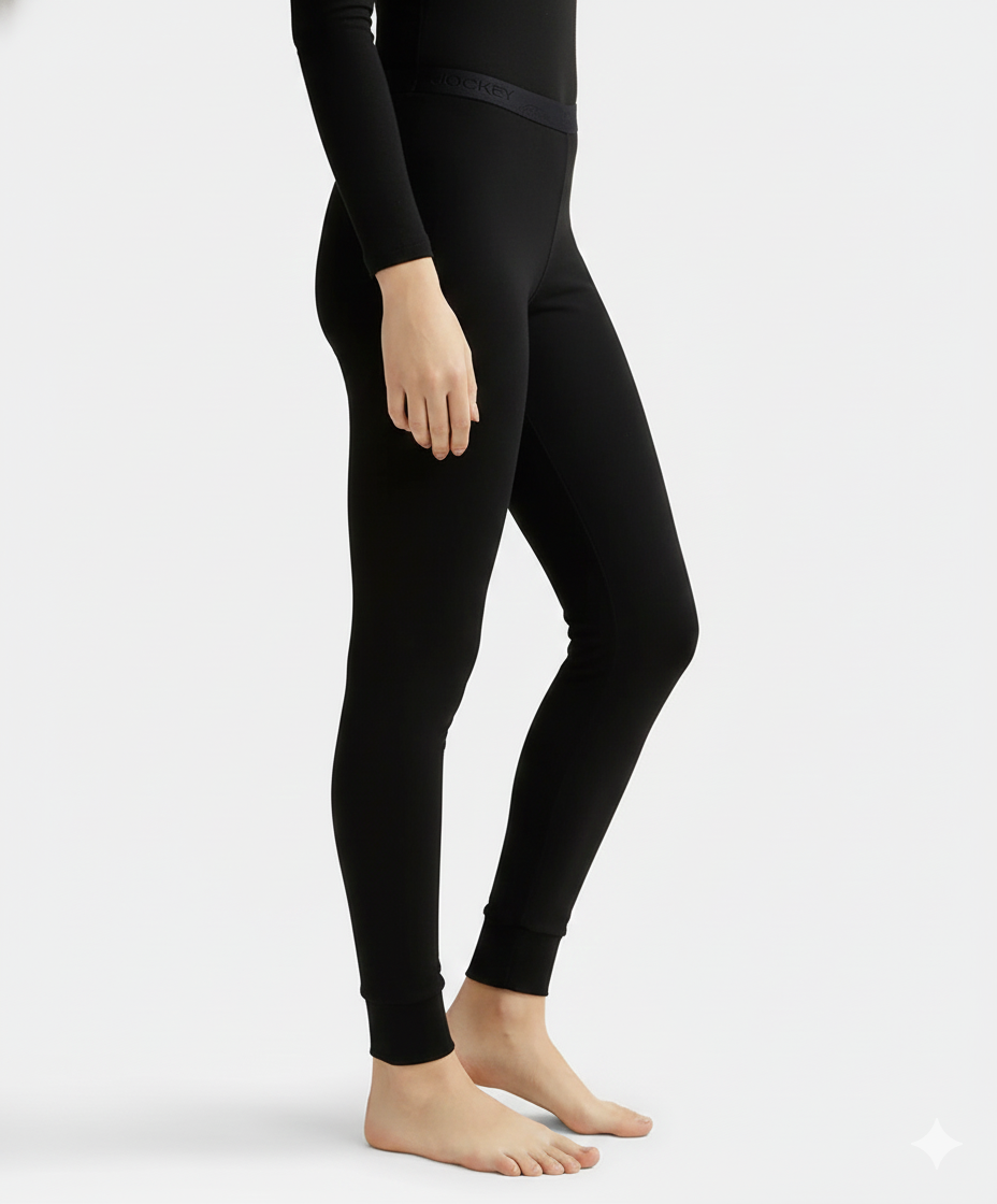 Jockey Women’s Thermal Lower | Ultra-Warm Winter Leggings | Soft Cotton Blend | 2523