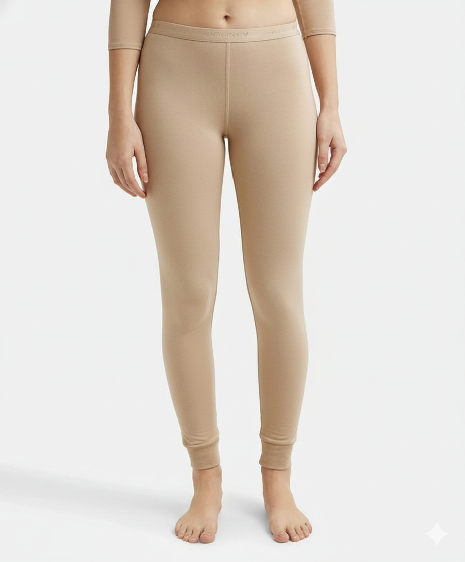 Jockey Women’s Thermal Lower | Ultra-Warm Winter Leggings | Soft Cotton Blend | 2523