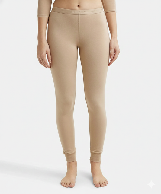 Jockey Women’s Thermal Lower | Ultra-Warm Winter Leggings | Soft Cotton Blend | 2523