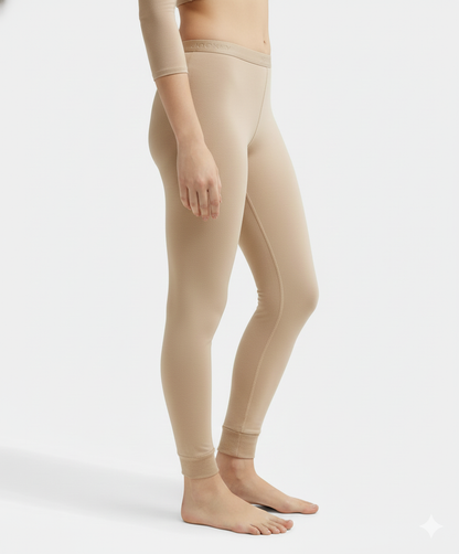 Jockey Women’s Thermal Lower | Ultra-Warm Winter Leggings | Soft Cotton Blend | 2523