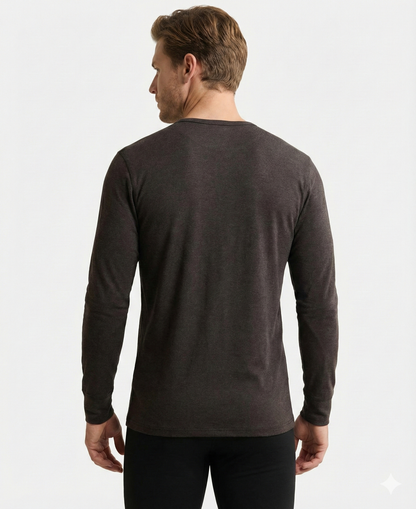 Jockey Men’s Thermal Round Neck Full Sleeves | Winter Innerwear | Soft Cotton Blend | 2604