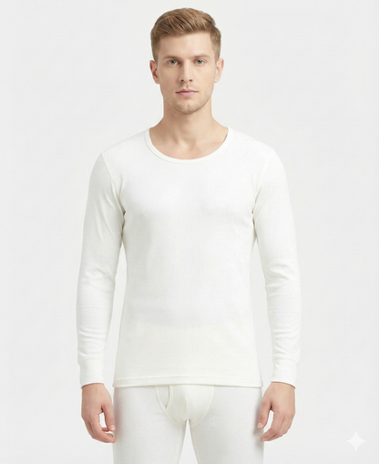 Jockey Men’s Thermal Round Neck Full Sleeves | Winter Innerwear | Soft Cotton Blend | 2604