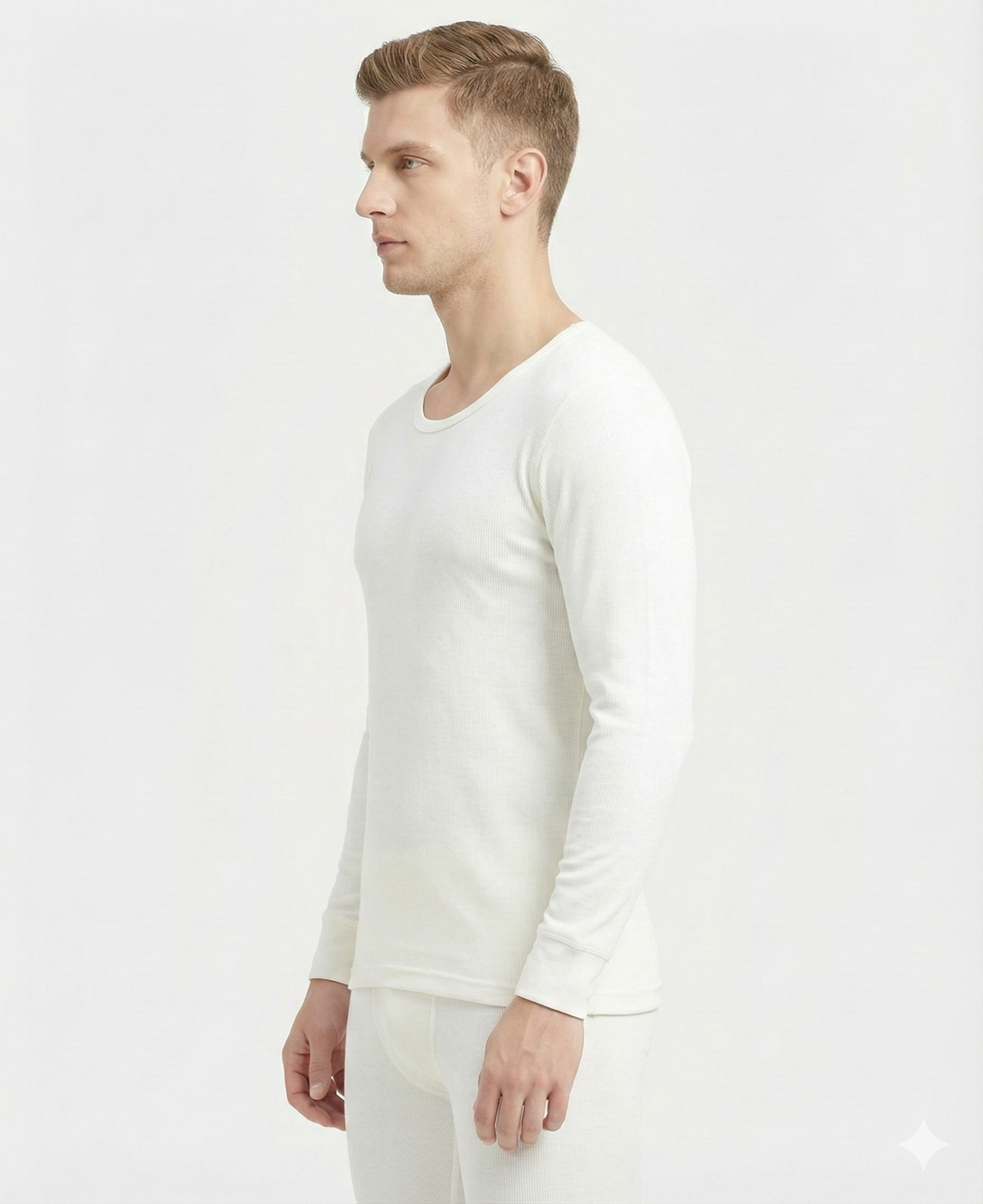 Jockey Men’s Thermal Round Neck Full Sleeves | Winter Innerwear | Soft Cotton Blend | 2604