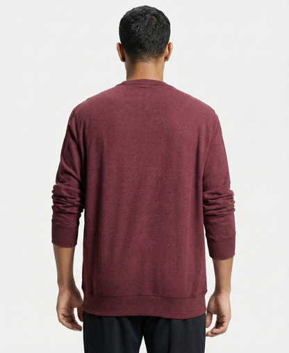 Jockey Men’s Athleisure Sweatshirt | Warm Winter Pullover | Cotton Rich Comfort Wear | 2716