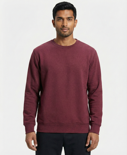 Jockey Men’s Athleisure Sweatshirt | Warm Winter Pullover | Cotton Rich Comfort Wear | 2716