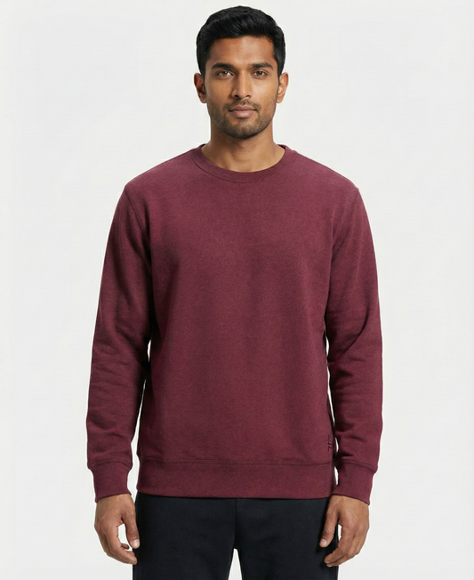 Jockey Men’s Athleisure Sweatshirt | Warm Winter Pullover | Cotton Rich Comfort Wear | 2716