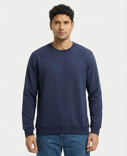 Jockey Men’s Athleisure Sweatshirt | Warm Winter Pullover | Cotton Rich Comfort Wear | 2716