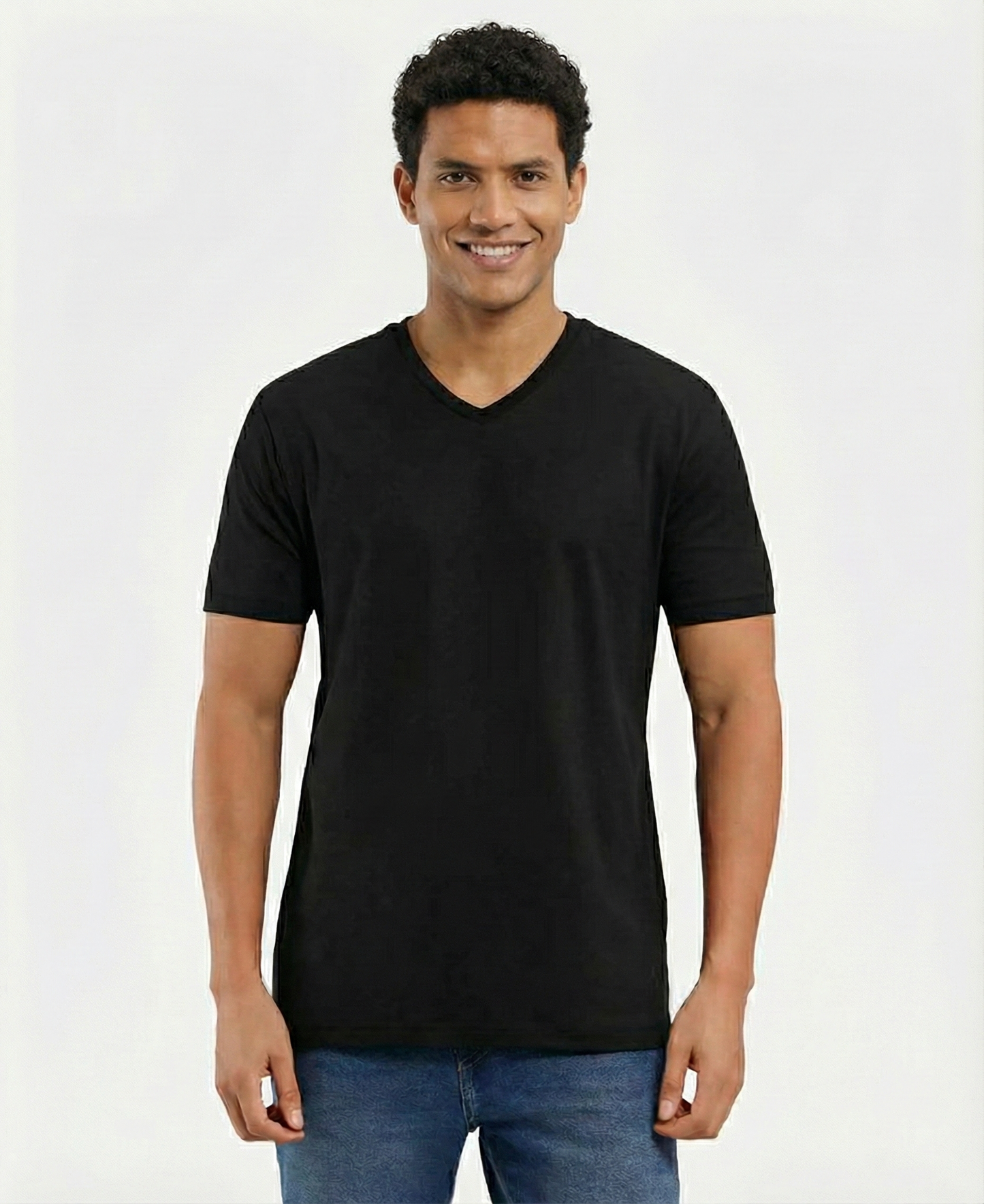 Jockey Men’s V-Neck Athleisure T-Shirt | Soft Cotton Rich Tee | Everyday Activewear | 2726