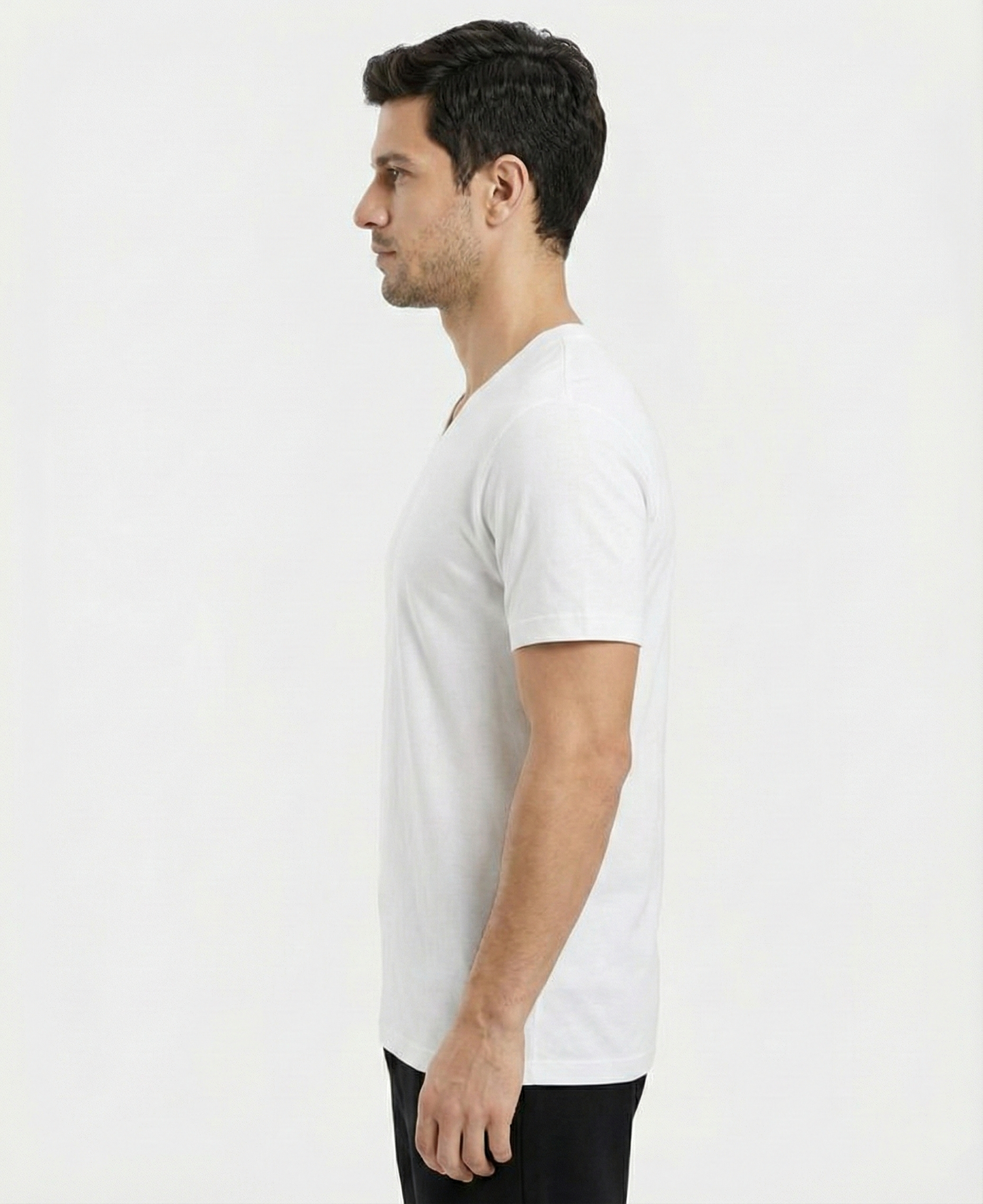 Jockey Men’s V-Neck Athleisure T-Shirt | Soft Cotton Rich Tee | Everyday Activewear | 2726