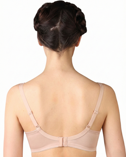 Triumph 100/300 Minimizer Non-Padded Non-Wired Big Cup Bra for Slimmer Look, Full Coverage & All-Day Comfort