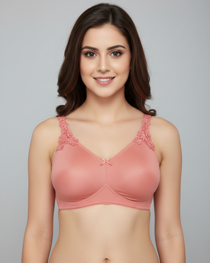 Triumph 100/300 Minimizer Non-Padded Non-Wired Big Cup Bra for Slimmer Look, Full Coverage & All-Day Comfort