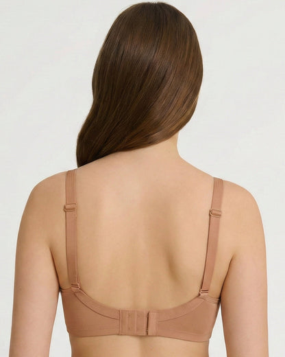 Triumph 100/300 Minimizer Non-Padded Non-Wired Big Cup Bra for Slimmer Look, Full Coverage & All-Day Comfort