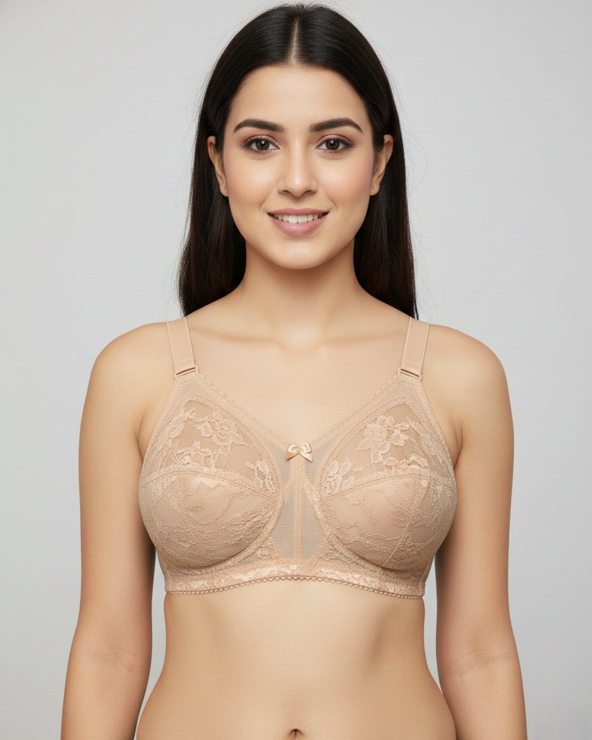 Triumph 20/319 Doreen Minimizer Full Figure Support Non-Padded Non-Wired Bra for Maximum Comfort & Firm Hold