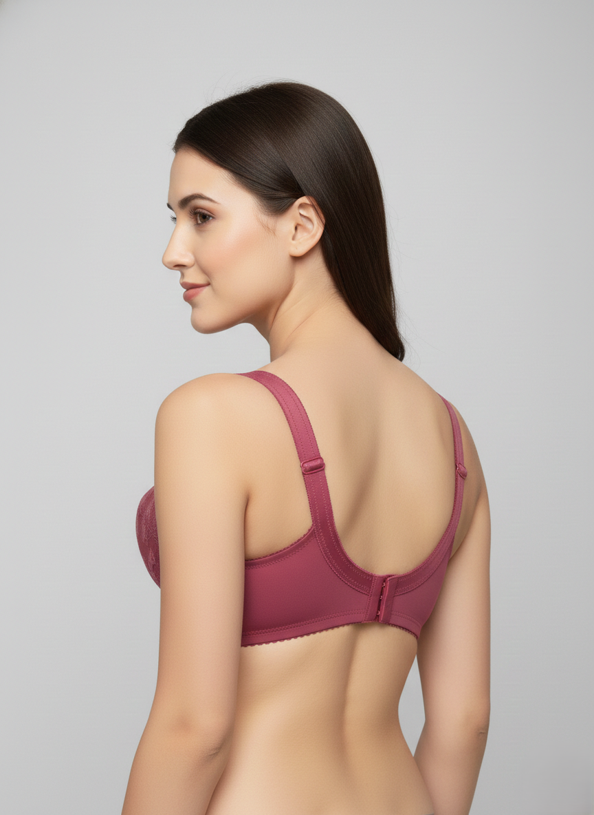 Triumph 20/319 Doreen Minimizer Full Figure Support Non-Padded Non-Wired Bra for Maximum Comfort & Firm Hold