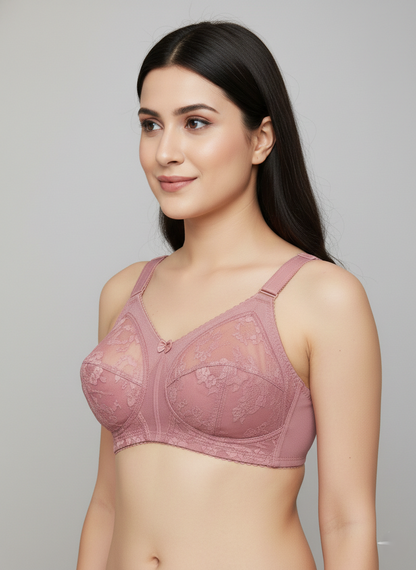 Triumph 20/319 Doreen Minimizer Full Figure Support Non-Padded Non-Wired Bra for Maximum Comfort & Firm Hold