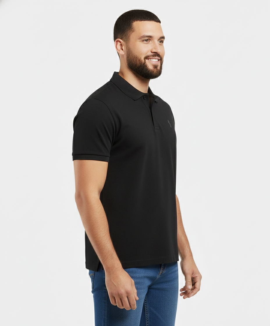 Jockey Men’s Athleisure Polo T-Shirt | Cotton Rich Casual Sports Polo | 3912
