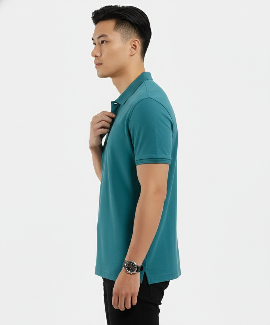Jockey Men’s Athleisure Polo T-Shirt | Cotton Rich Casual Sports Polo | 3912