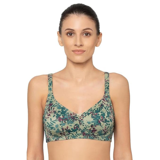 Triumph 100|496 Printed Minimizer Non Padded Non Wired Bra|496