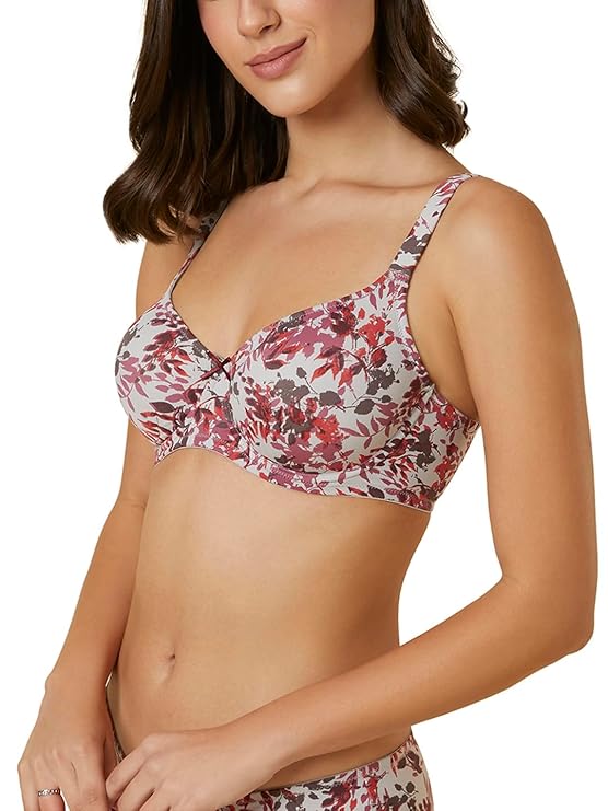 Triumph 100|496 Printed Minimizer Non Padded Non Wired Bra|496