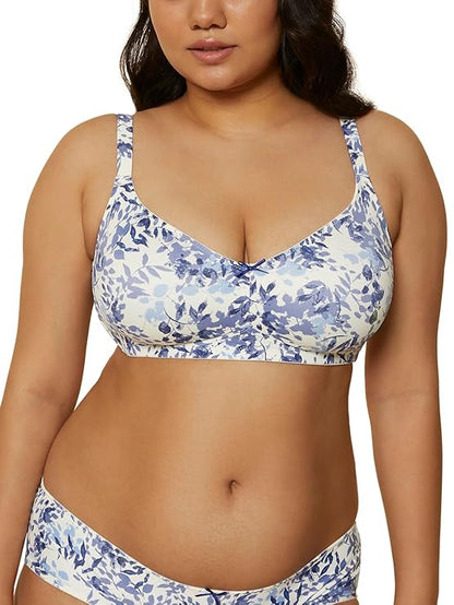 Triumph 100|496 Printed Minimizer Non Padded Non Wired Bra|496