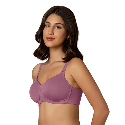 Amante Padded Non Wired Essential Support Cotton T-Shirt Bra|Bra75501